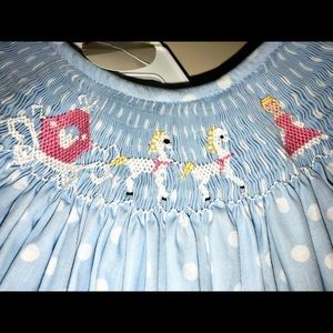 Adorable two piece Toddler Dress and bloomers